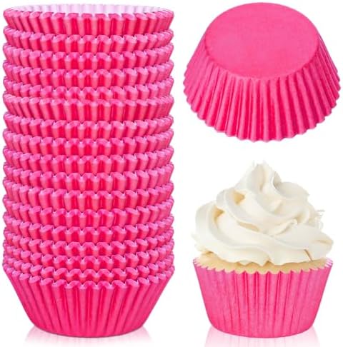 Hot Pink Cupcake Liners