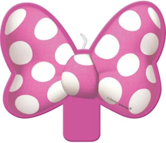 Minnie Mouse Forever Pink Birthday Candle