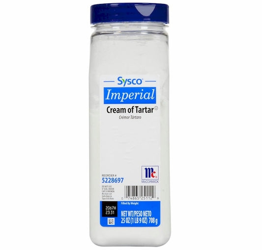 McCormick Cream of Tartar 25 oz. Imperial Sysco