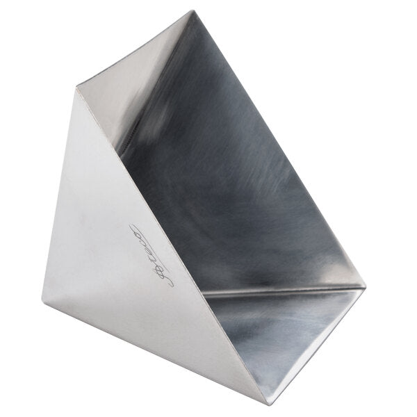 4 3/4" x 3 1/4" Stainless Steel Large Pyramid Mold