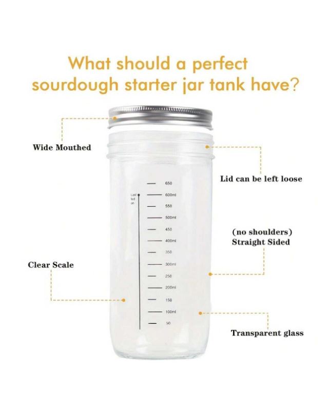 Sourdough Starter Jar