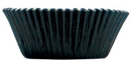 Bake Cups - Black Foil - Cupcake Size
