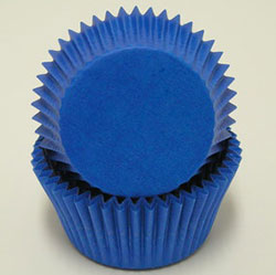 Bake Cups - Solid Blue - Cupcake
