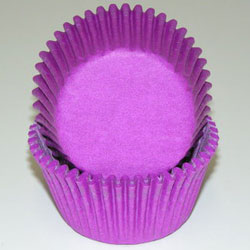 Bake Cups - Solid Purple - Cupcake