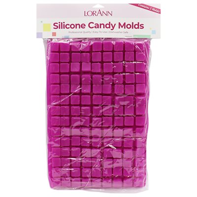Silicone Square Cube Candy Molds, 2-Pack