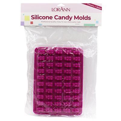 Silicone Gummy Bear Molds, 2-Pack