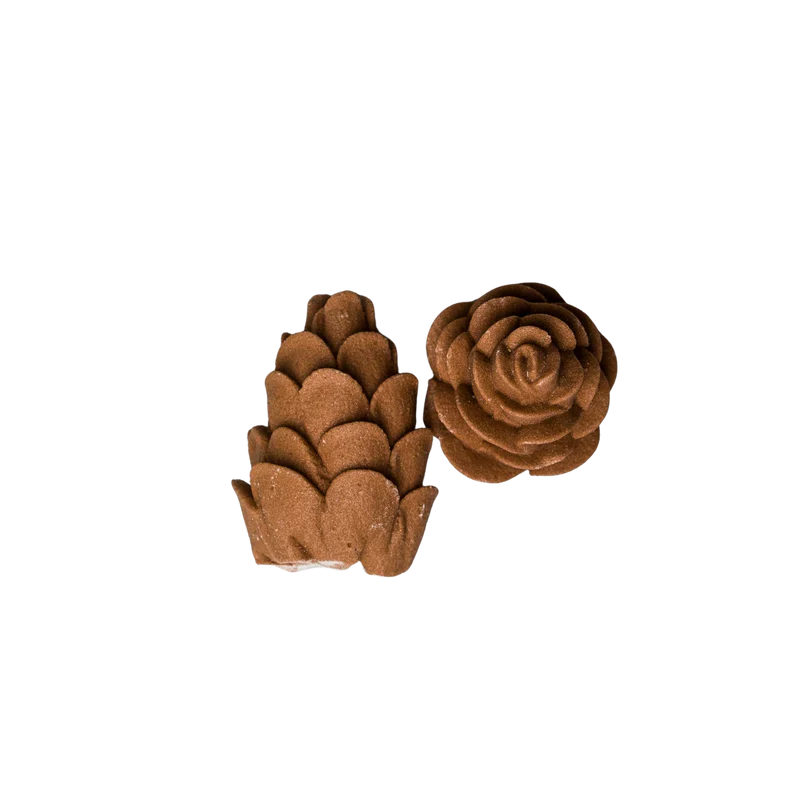 1" Royal Icing Pinecones