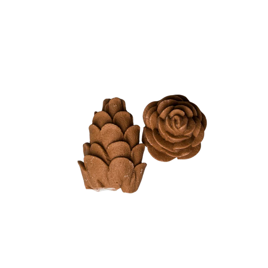 1" Royal Icing Pinecones