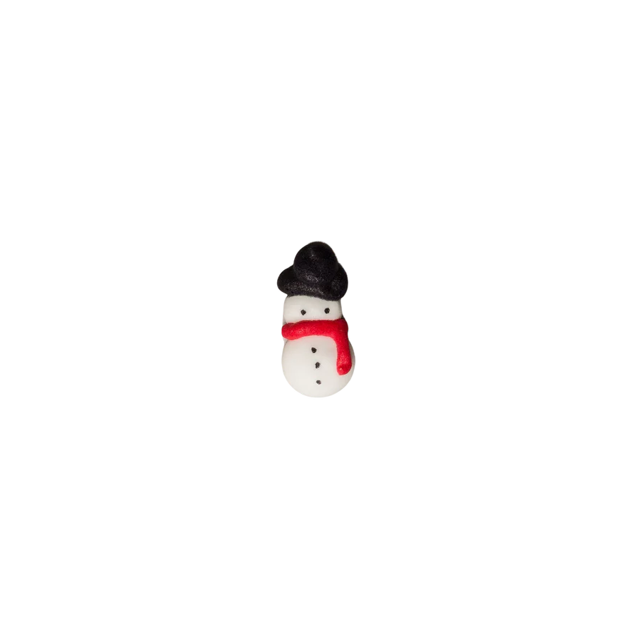 3/4" Royal Icing Mini Snowman