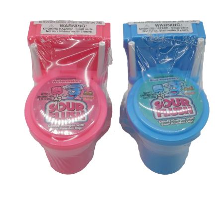 Sour Flush Candy Toilet With Sour Powder Dip