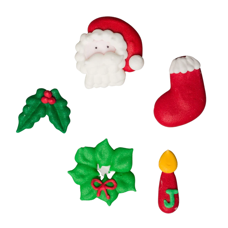 1/2" Royal Icing Christmas Assortment