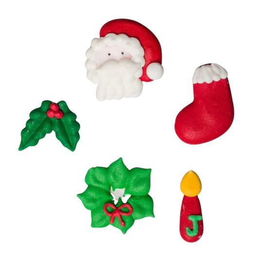1" Royal Icing Christmas Assortment