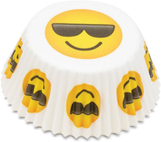 Fox Run Sunglasses Emoji Bake Cup Set of 50