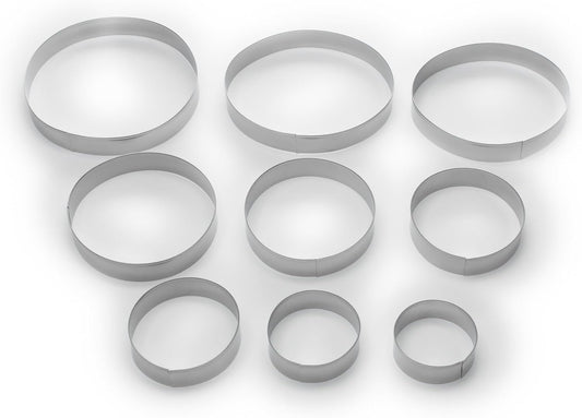 Round cookie cutter set