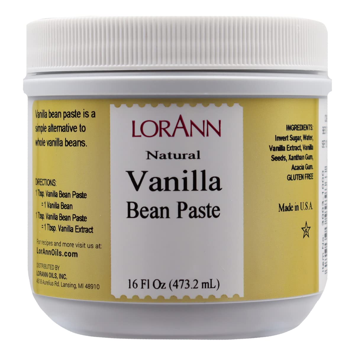 Vanilla Bean Paste 16oz