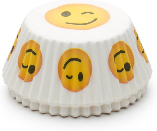 Fox Run Wink Emoji Bake Cup Set of 50