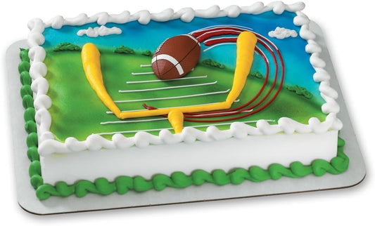 Extreme Football Magnet  Cake Topper