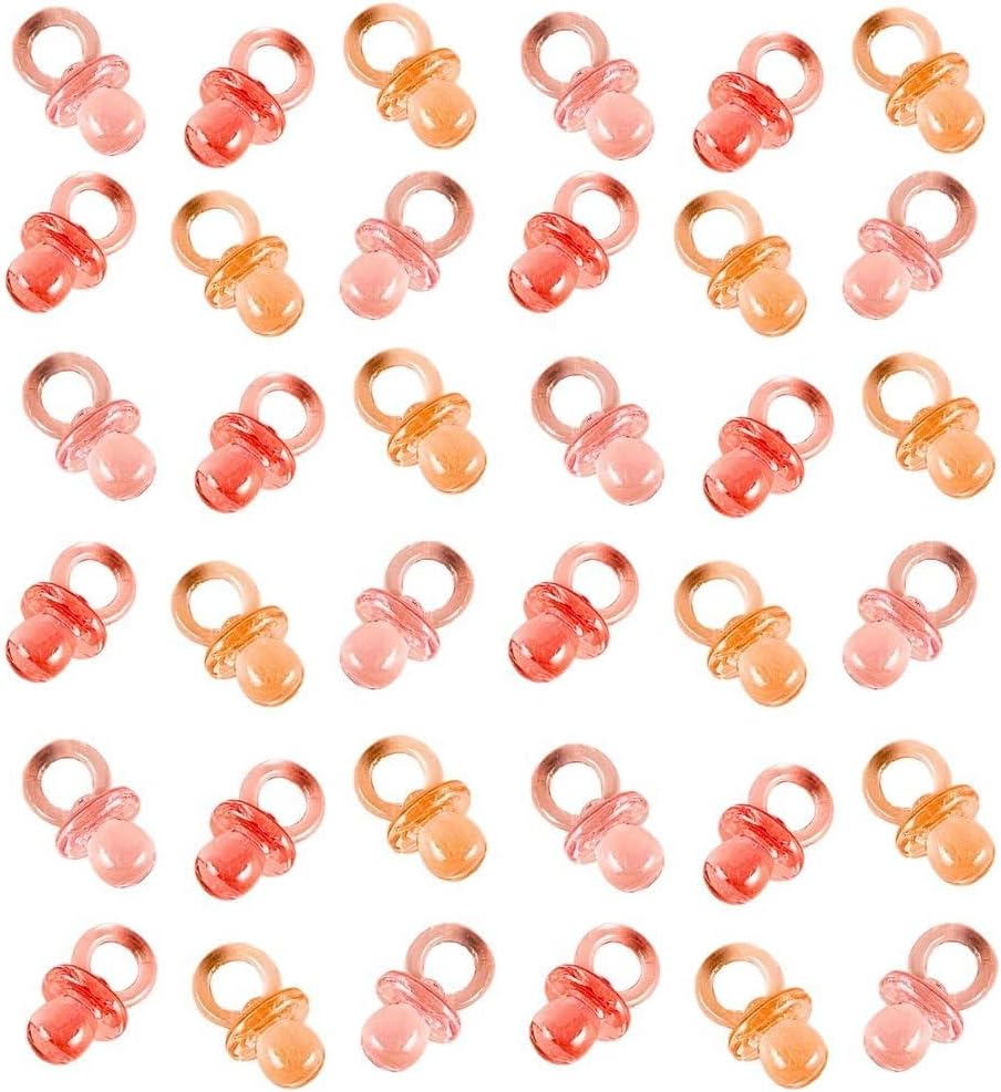 Mini Multi Pink Plastic Pacifier