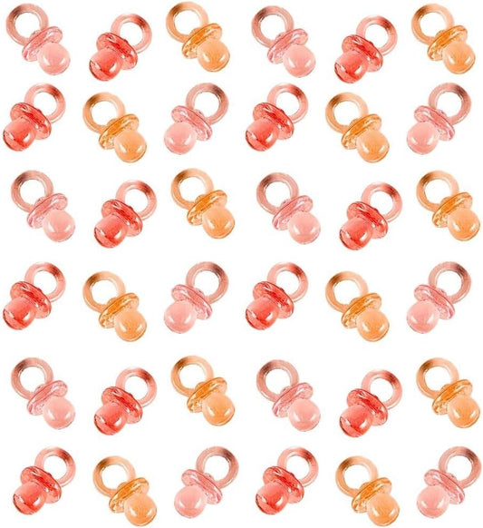 Mini Multi Pink Plastic Pacifier