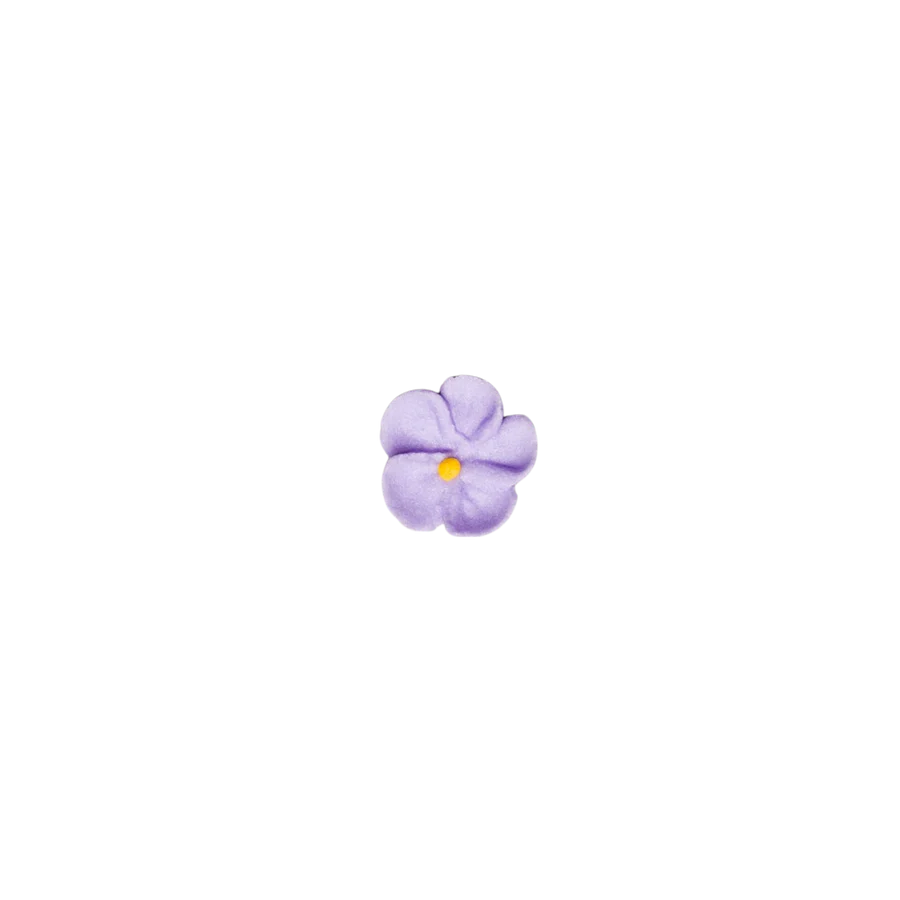 1/2" Royal Icing Forget-Me-Nots - Petite - Lavender