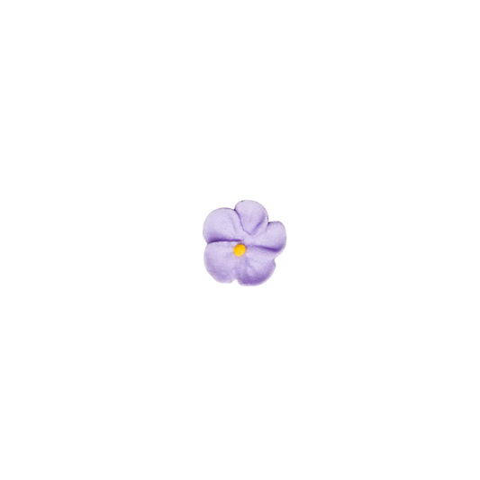 1/2" Royal Icing Forget-Me-Nots - Petite - Lavender