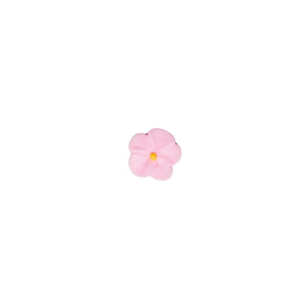 1/2" Royal Icing Forget-Me-Nots - Petite - Pink