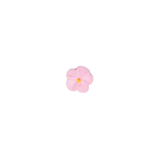 1/2" Royal Icing Forget-Me-Nots - Petite - Pink