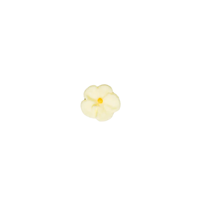 1/2" Royal Icing Forget-Me-Nots - Petite - Yellow
