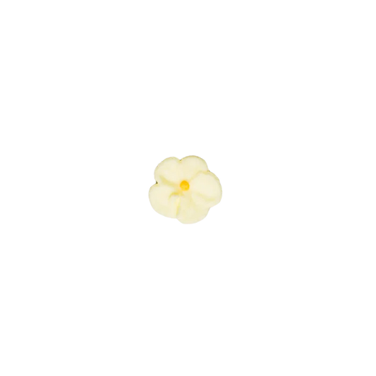 1/2" Royal Icing Forget-Me-Nots - Petite - Yellow