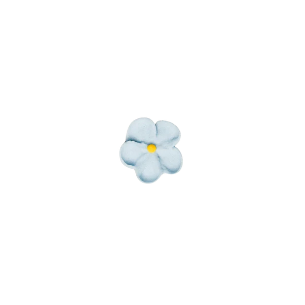 1/2" Royal Icing Forget-Me-Nots- Petite - Blue