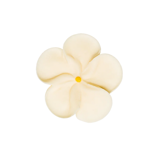 1.5" Royal Icing Forget-Me-Nots - Ivory