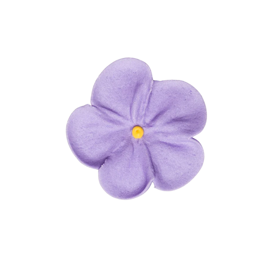 1.5" Royal Icing Forget-Me-Nots  - Lavender