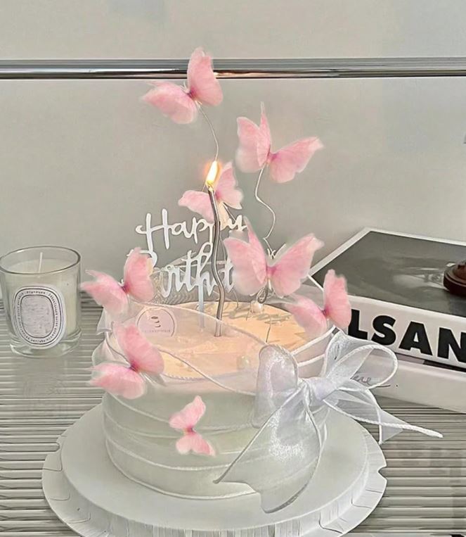 5pcs Butterfly Cake Toppers
