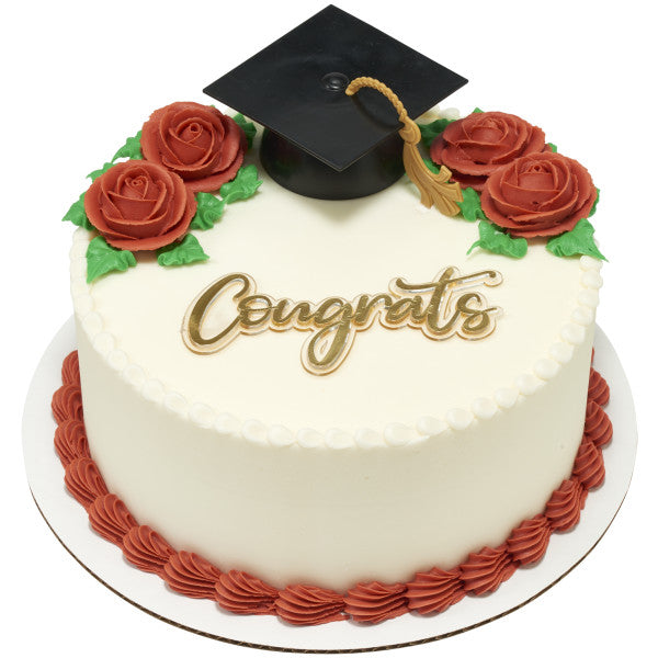 Black Grad Cap With Tassel