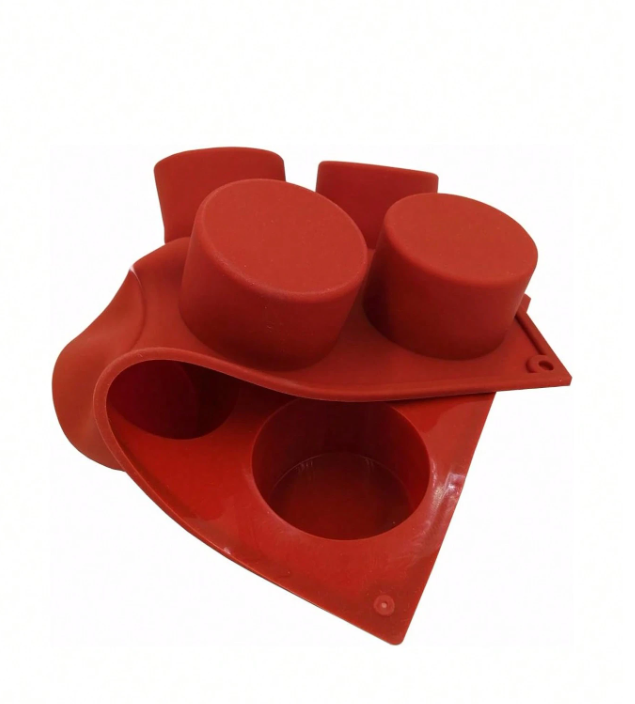 8 Cavity Cylindrical Silicone Mold