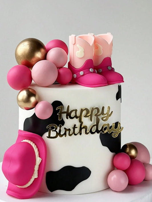 Cowgirl Cake Topper