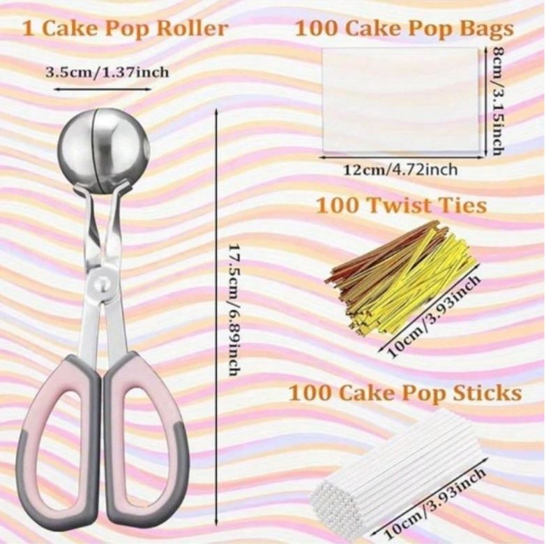 Stainless Steel Lollipop Mold Complete Cake Making Kit