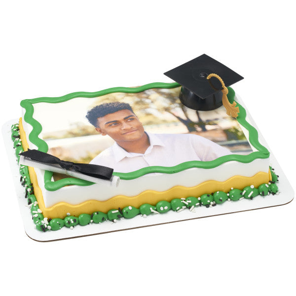 Black Grad Cap With Tassel