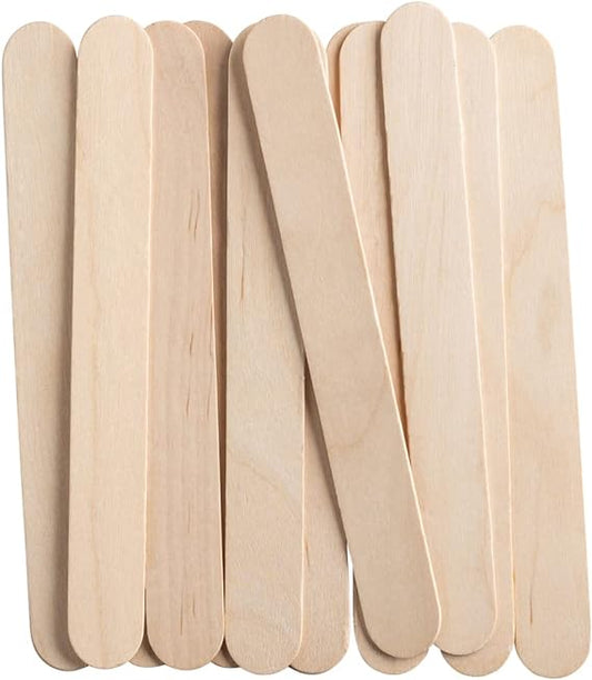 6 Inch Wooden Popsicle Sticks
