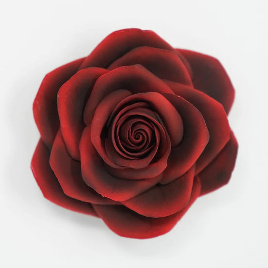 4" Dark Red Rose