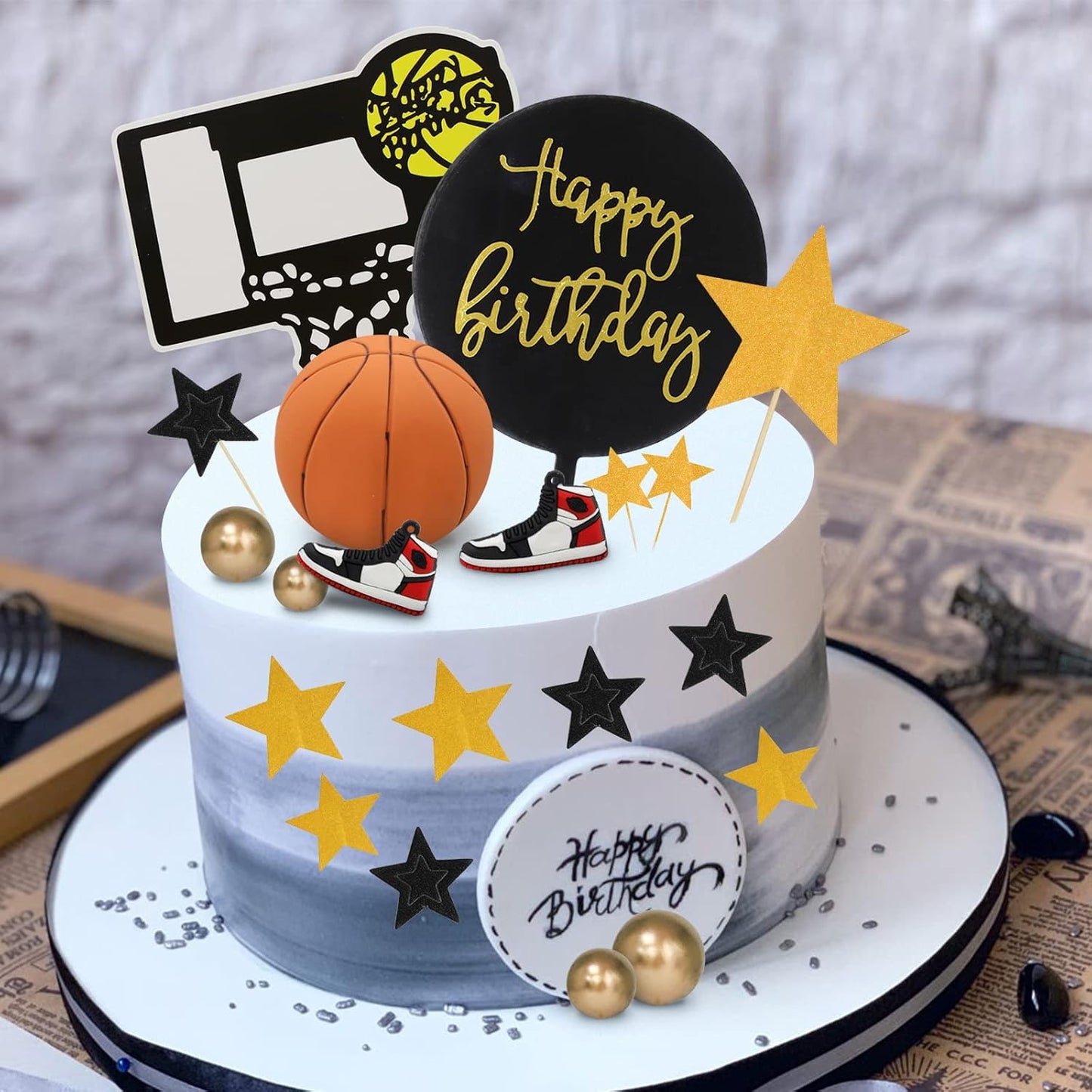 21pcs Basketball Theme Cake Topper