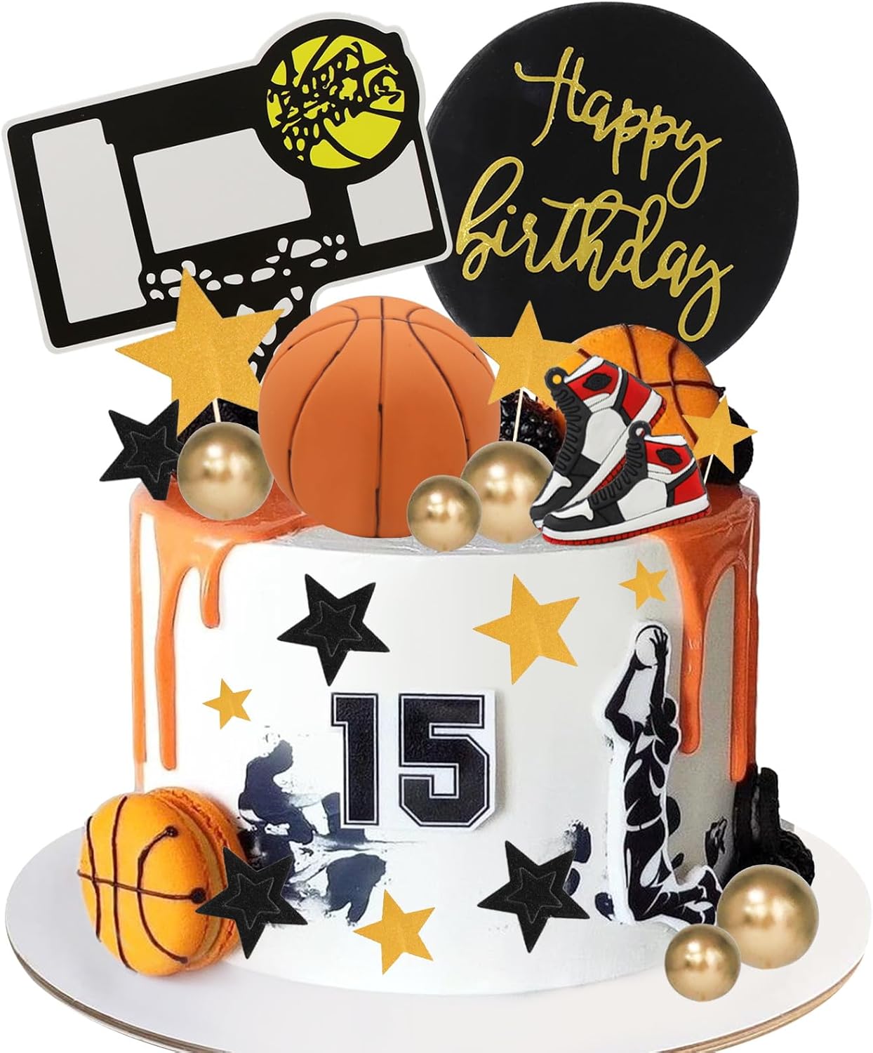 21pcs Basketball Theme Cake Topper