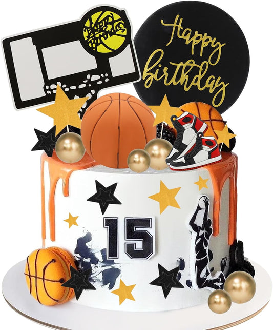 21pcs Basketball Theme Cake Topper