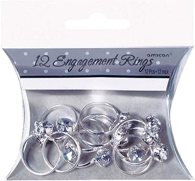 12 Silver Table Decoration Rings
