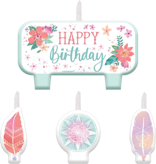 Multicolor Free Spirit Candle Set