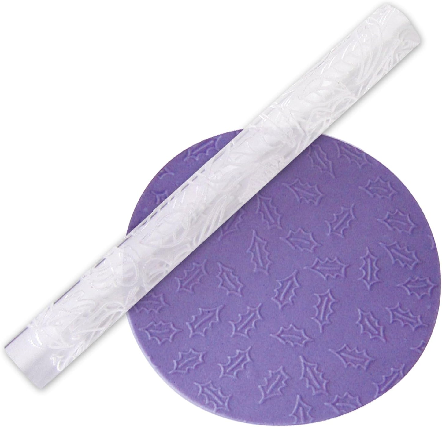 Holly Roller Textured Rolling Pin 15.5"