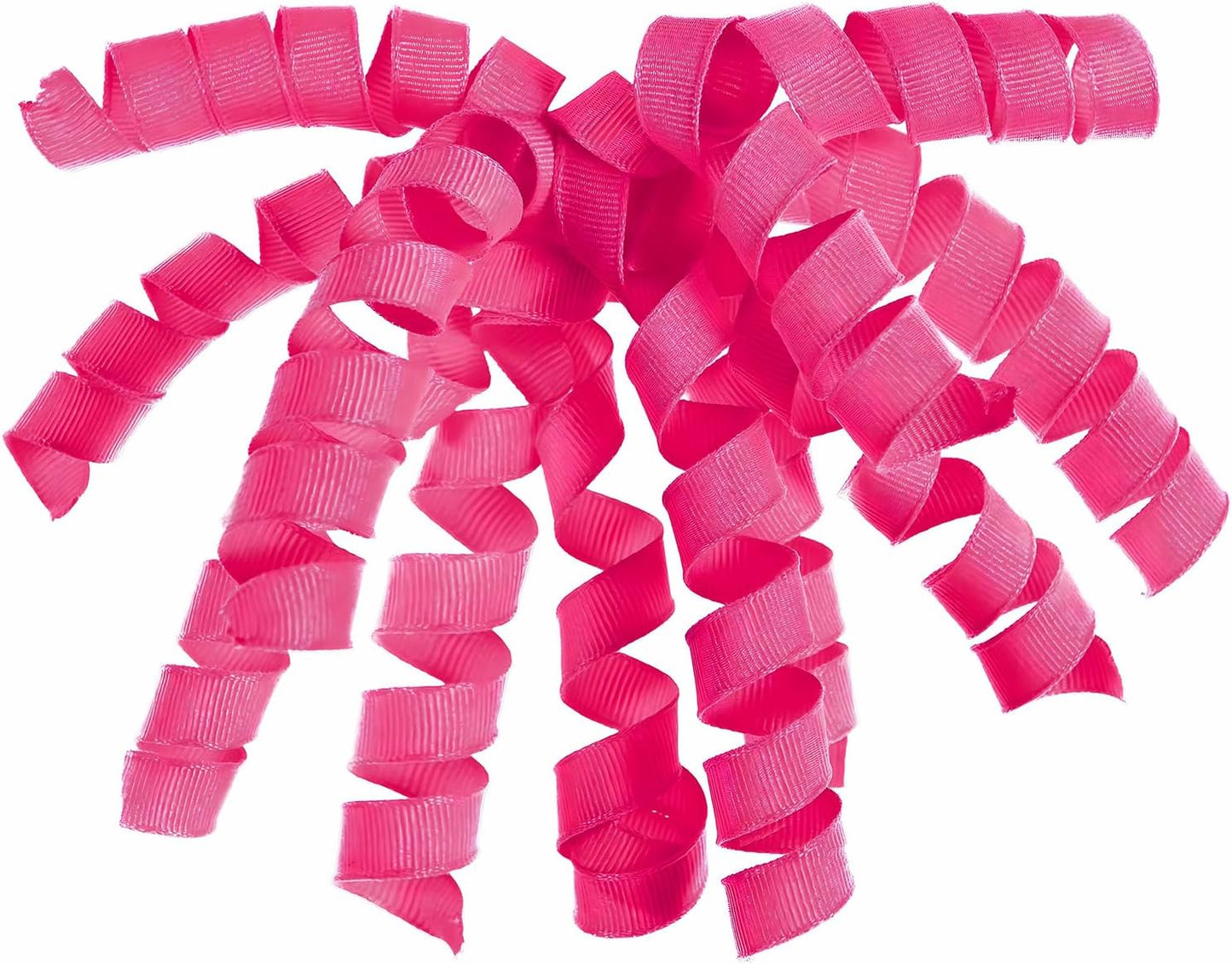 Vibrant Neon Pink Polyester Grosgrain Gift Bow -