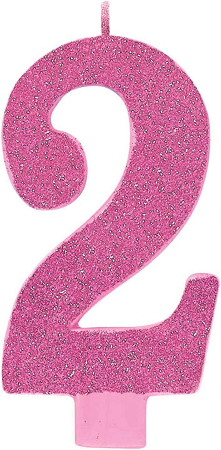 #2 Large Glitter Candle