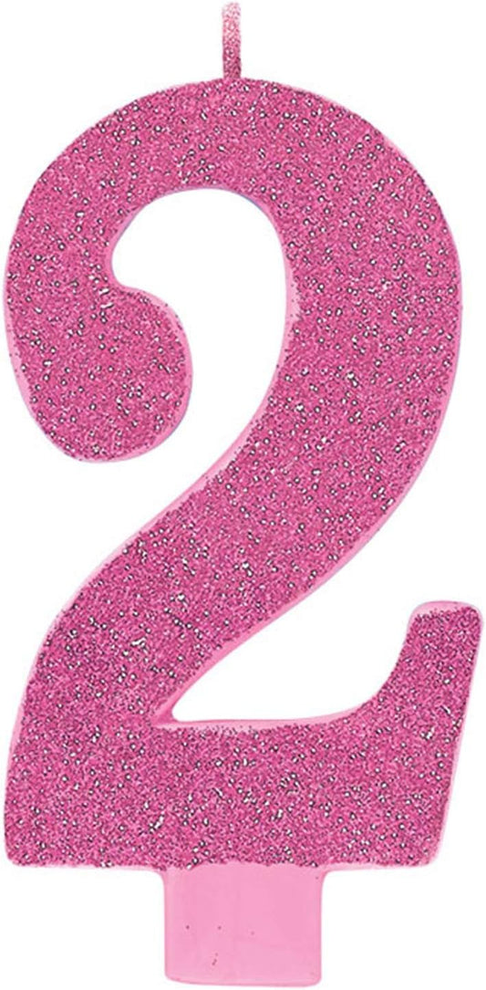 #2 Large Glitter Candle