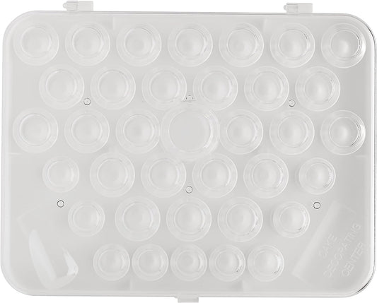 Tube Storage Box, 37-Compartments for Larger Decorating Tubes